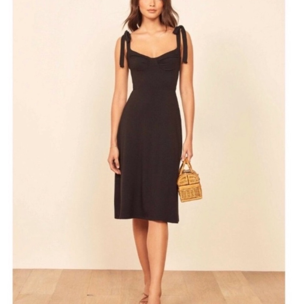 Reformation Black Dress